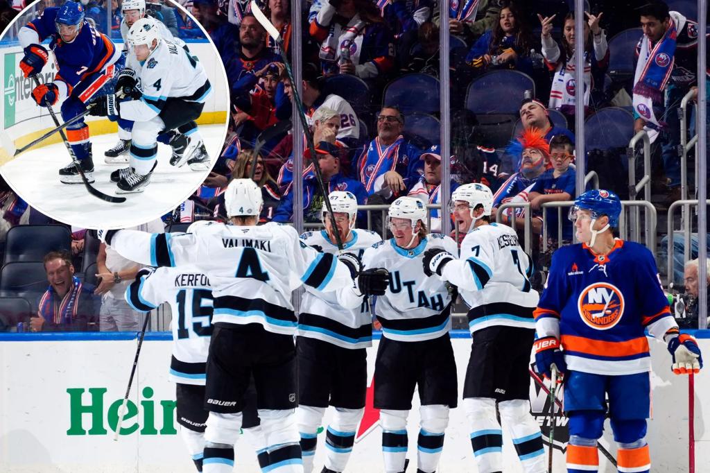 Islanders get some early déjâ vu in season-opening OT loss to Utah