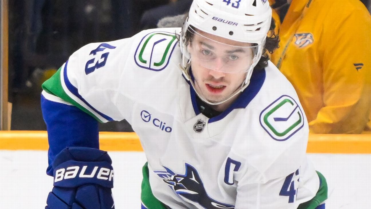 Quinn Hughes won't join U.S. for 4 Nations championship game