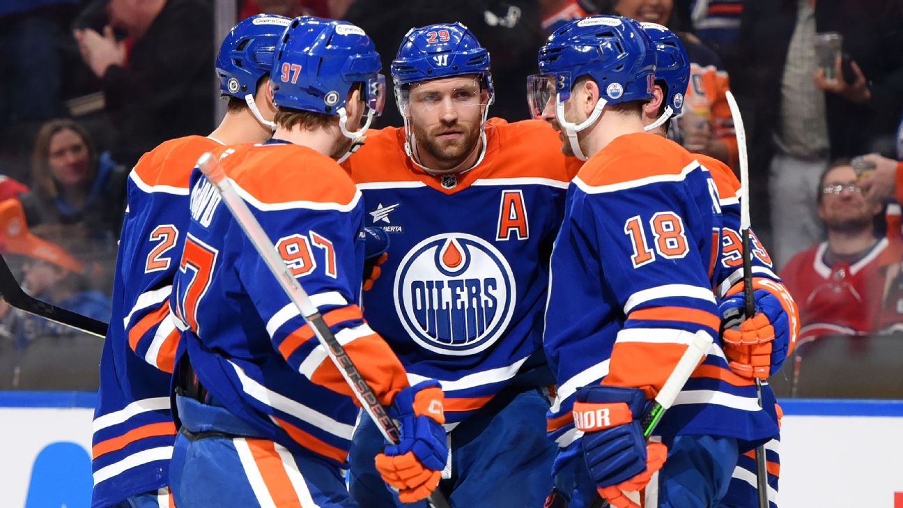 NHL playoff standings: The Oilers' path to a Pacific title