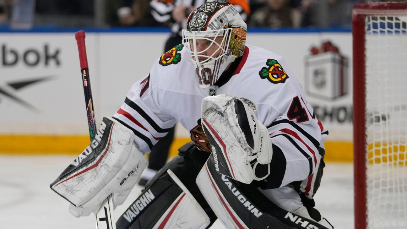 Blackhawks sign goalie Arvid Soderblom to 2-year extension
