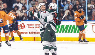 GRAEME CLARKE SCORES OVERTIME WINNER IN 5-4 IOWA VICTORY OVER MILWAUKEE