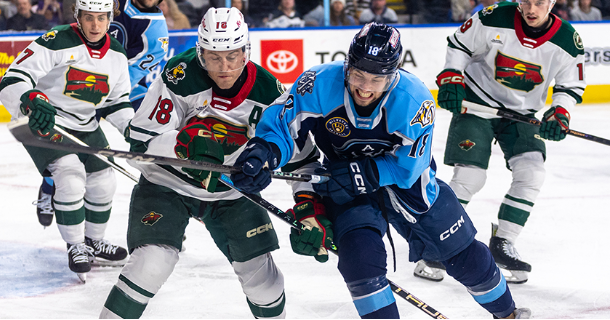 ADMIRALS DEFEAT WILD 4-1 IN MILWAUKEE