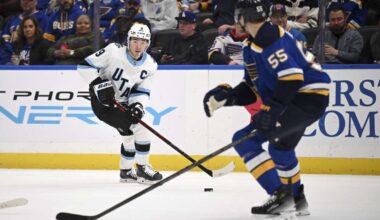 Utah Hockey Club scores 18 seconds into game in 4-2 win over St. Louis Blues