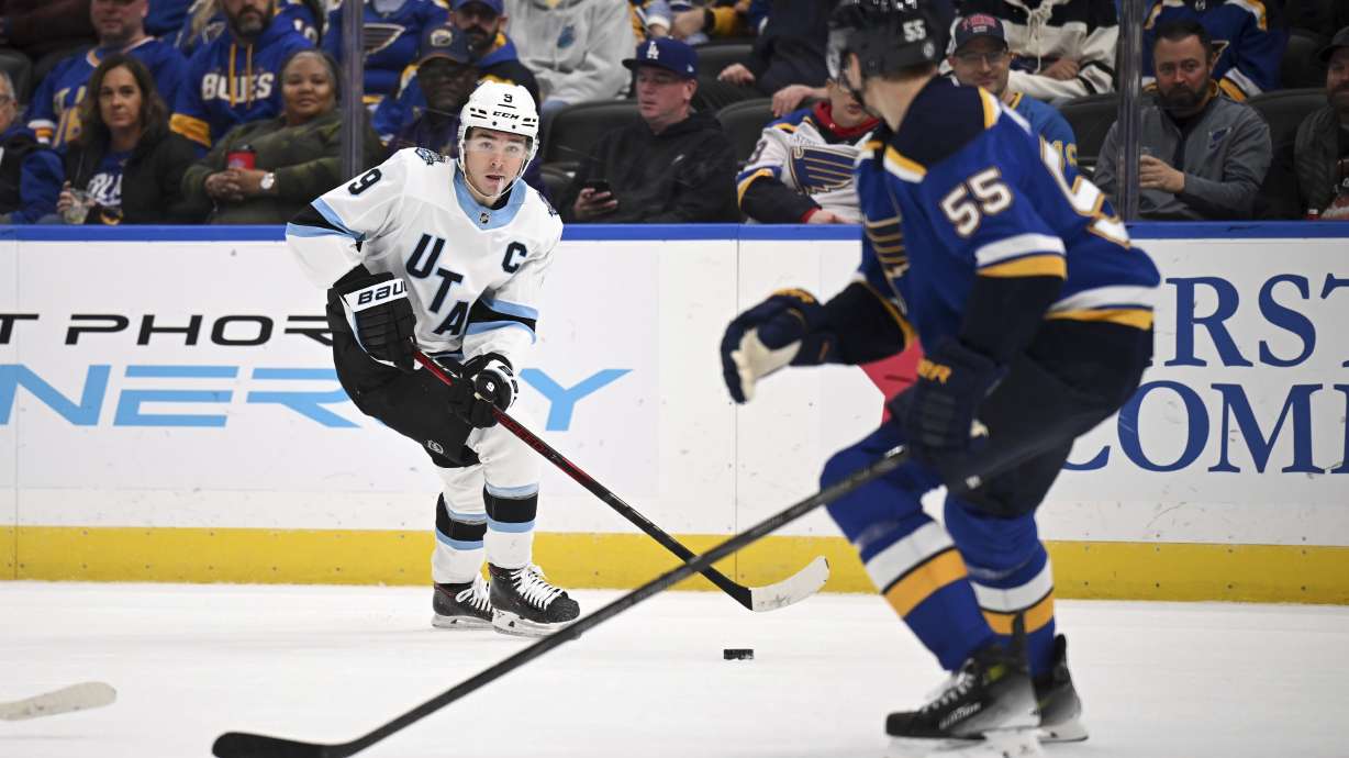 Utah Hockey Club scores 18 seconds into game in 4-2 win over St. Louis Blues