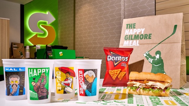 Subway, U.S. Bank, and Callaway partnered with Netflix on the Adam Sandler movie.