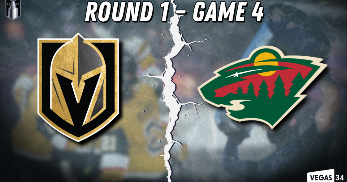 Vegas Golden Knights level the series in game 4 against the Minnesota Wild