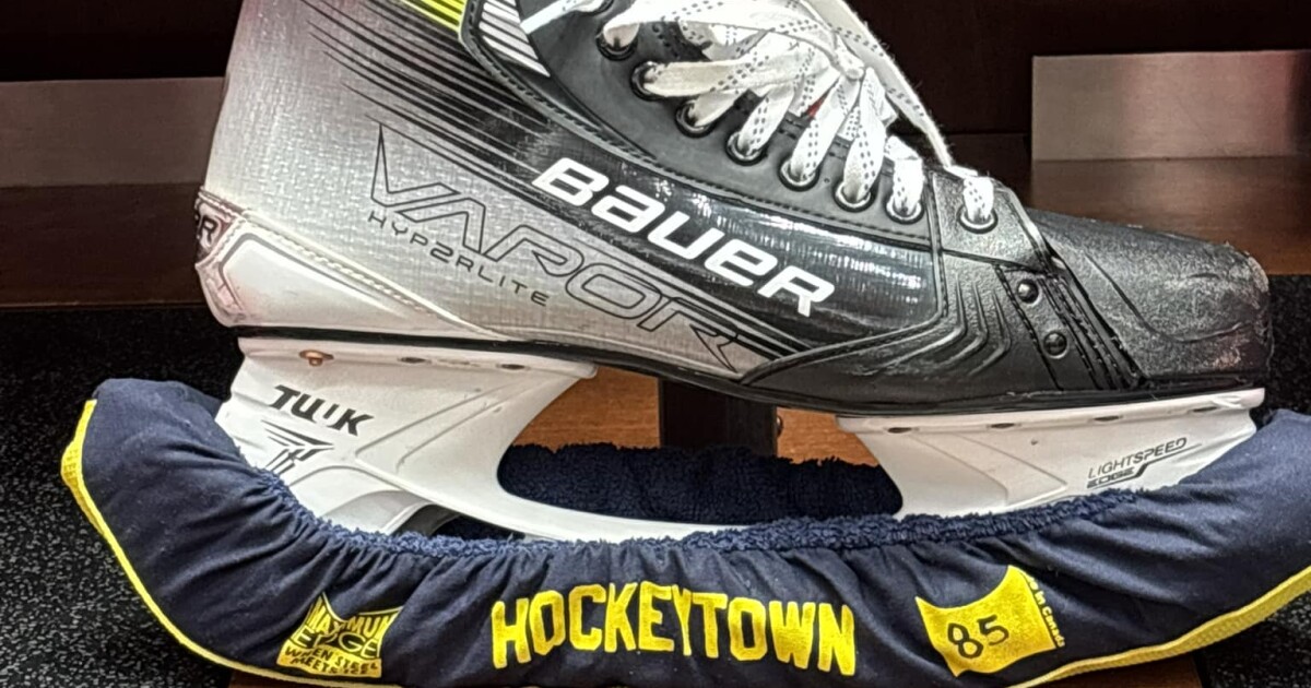 Red Wings plan maize and blue skate guards for outdoor game at Ohio Stadium