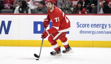 Red Wings suffer 4th straight loss, falling to Utah Hockey Club 4-2