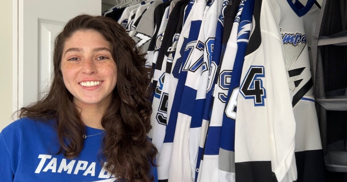 'Jersey Girl' is a Bolts superfan with the team uniforms to prove it