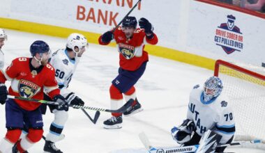 Bennett scores twice and Panthers top Utah 2-1 in OT