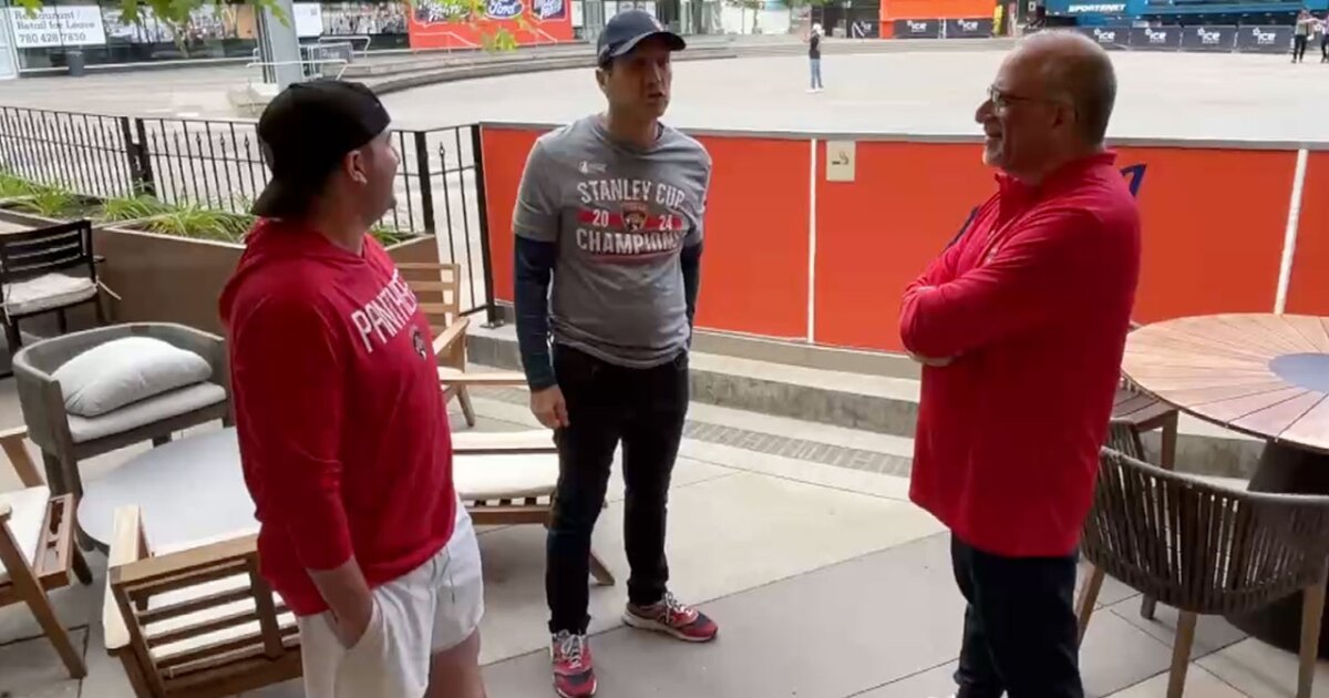 Father and son share first Panthers road game in Edmonton