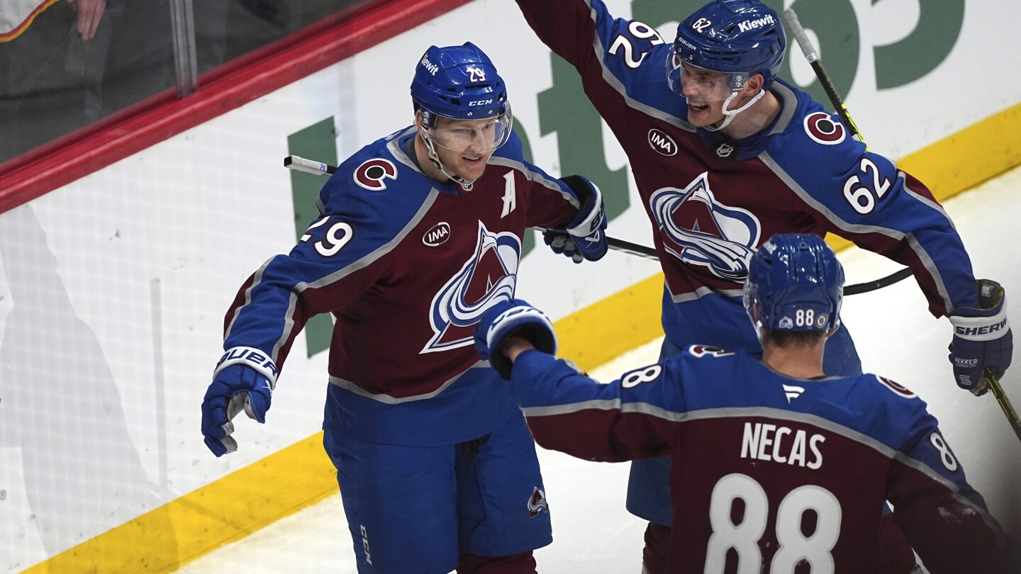 After the milestone was first wiped out by an offsides review, MacKinnon finally earns 1,000th point