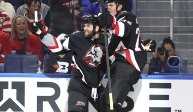 Tage Thompson scores two goals and the Sabres beat the Red Wings 5-3