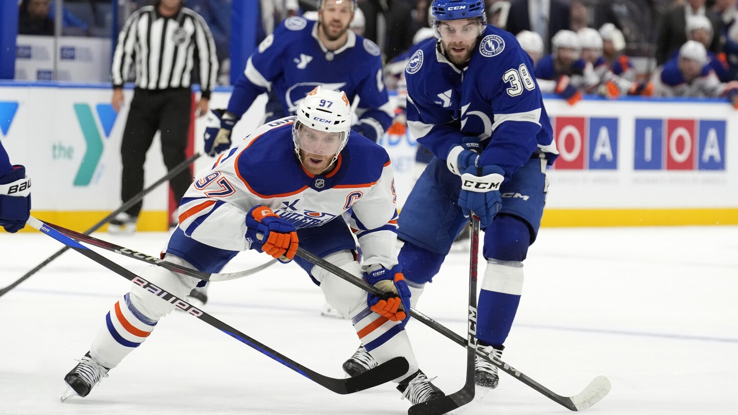 Kucherov leads the streaking Lightning to a 4-1 victory over Draisaitl and the Oilers