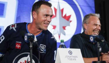 Jonathan Toews grateful, excited to play after signing with Winnipeg Jets