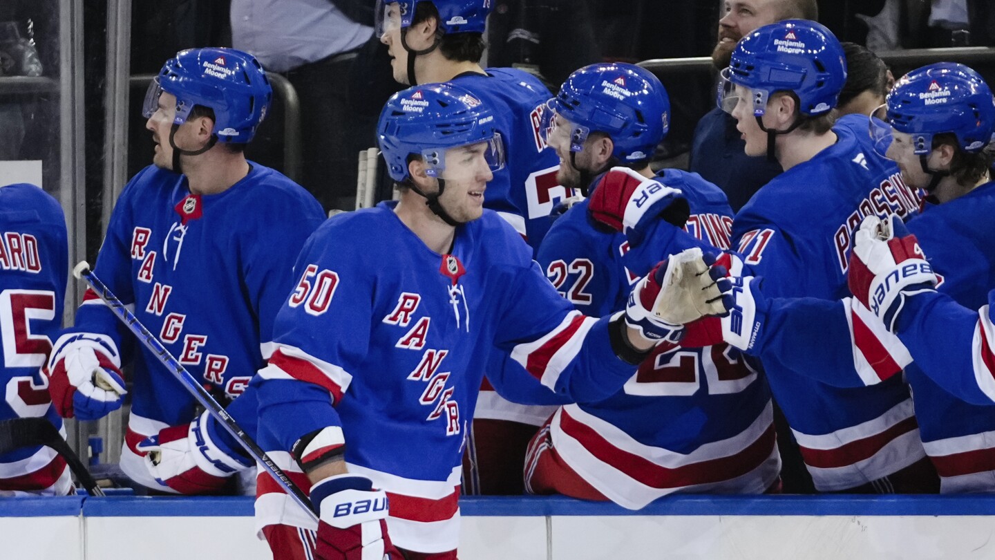Cuylle and Borgen score in 1st period, Shesterkin gets 4th shutout as Rangers beat Islanders 4-0