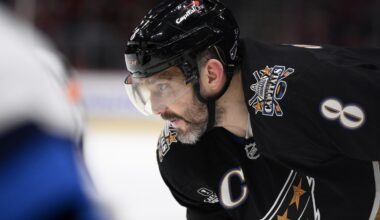 Despite Alex Ovechkin scoring his 877th goal, the Capitals lose to the Jets 5-4 in overtime