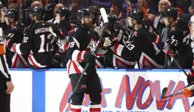 Fight-filled 3rd leads to 134 penalty minutes in Red Wings' 7-3 win over Sabres