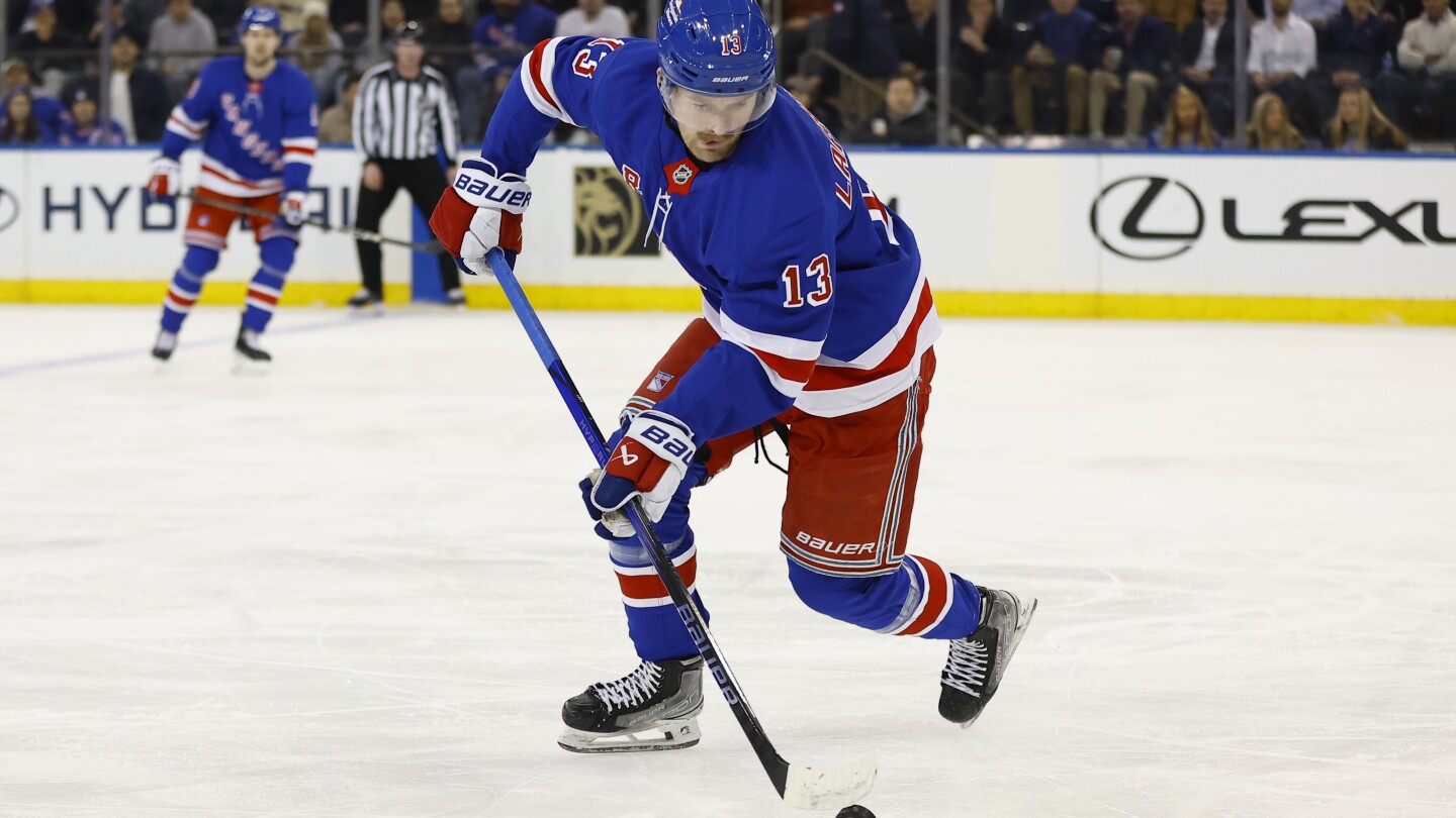 Shesterkin saves 20 shots as Rangers down Senators 5-0