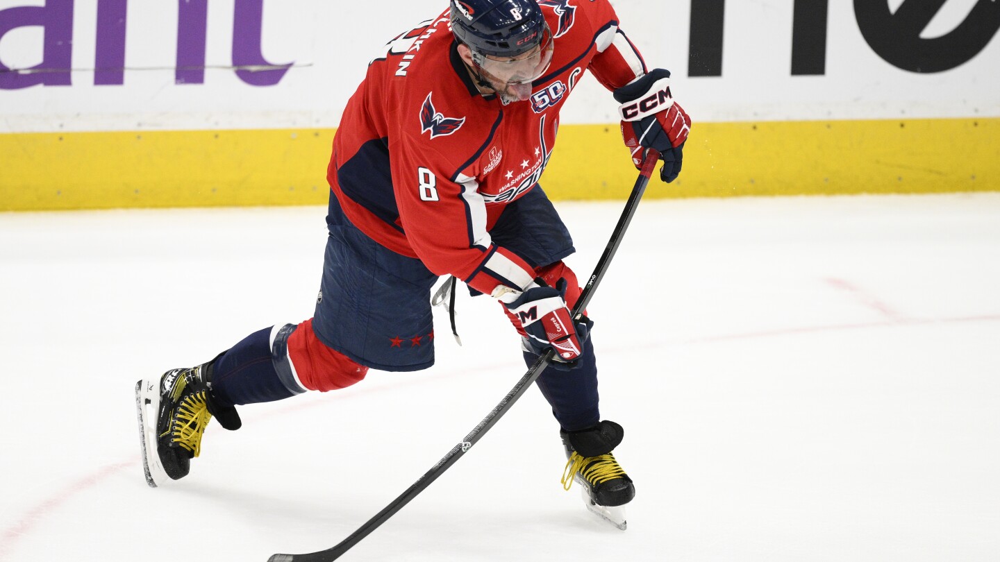 Alex Ovechkin scores 30 goals in a season for an NHL-record-extending 19th time in 20-year career