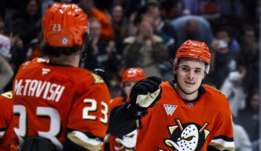 Sam Colangelo scores twice in Ducks' victory over Islanders
