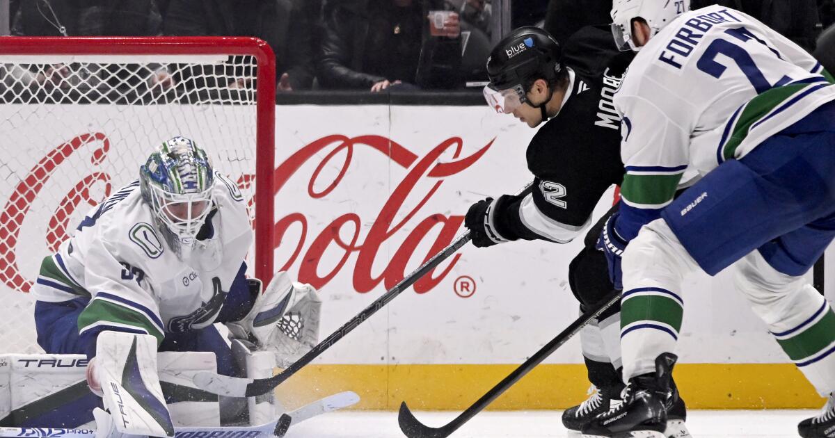 Conor Garland scores in overtime to lift Canucks over the Kings
