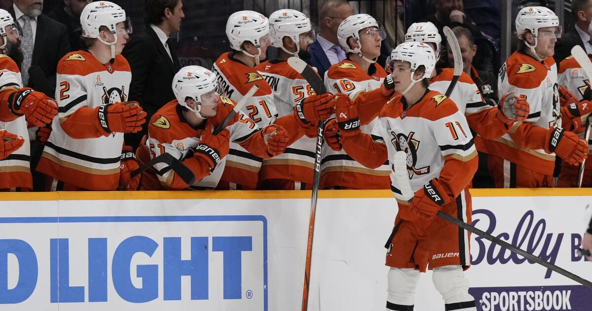 Trevor Zegras helps power Ducks to victory over Predators