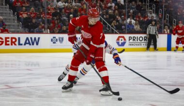 NHL: Edmonton Oilers at Detroit Red Wings
