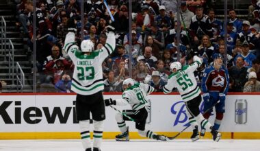 Recap: Avs blow third period lead again, lose in overtime as Dallas takes series lead