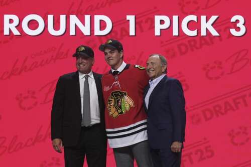 Blackhawks sign 2025 draft pick Anton Frondell to entry-level contract: Where will he play?