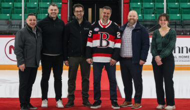 Senators show off facilities to new partners with Gabriel Pizza – Belleville Sens
