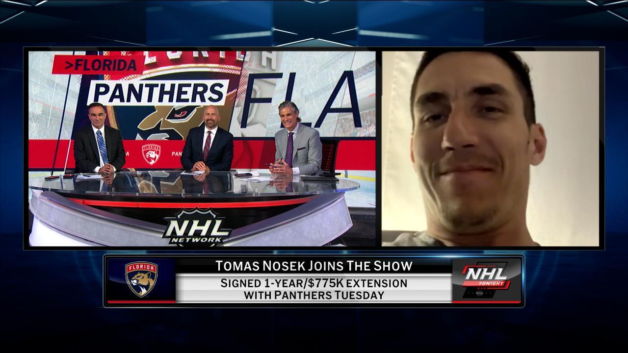 NHL Tonight: Tomas Nosek talks resigning with Panthers
