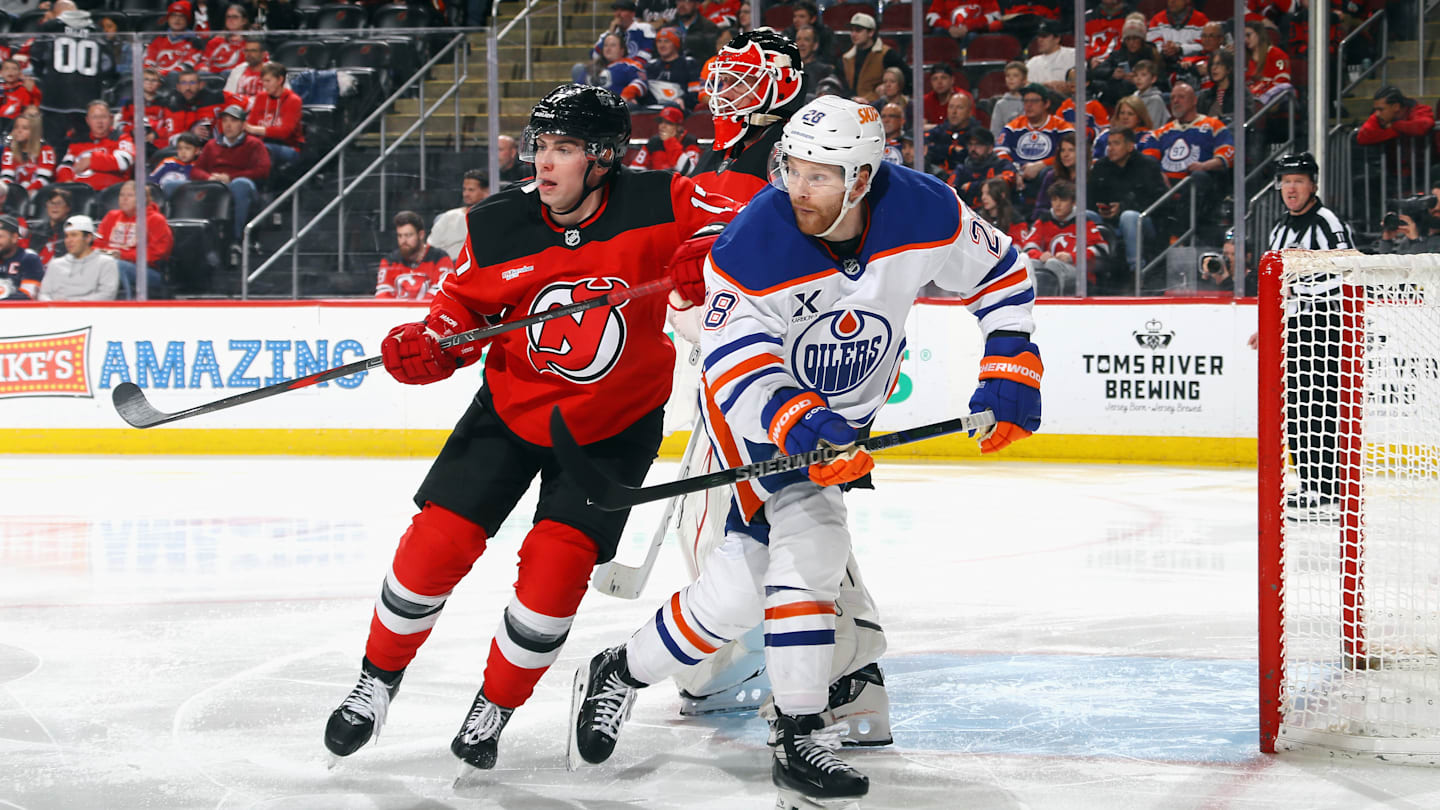 Edmonton Oilers v New Jersey Devils