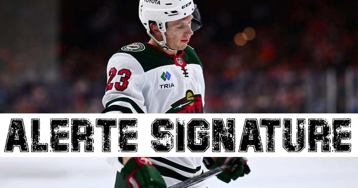 Marco Rossi signe enfin avec le Wild