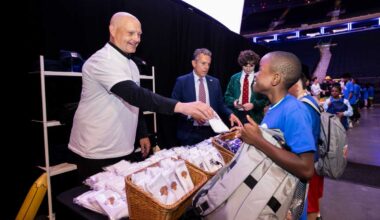 New York Rangers legend Adam Graves discusses back-to-school charity event at Madison Square Garden, Garden of Dreams Foundation