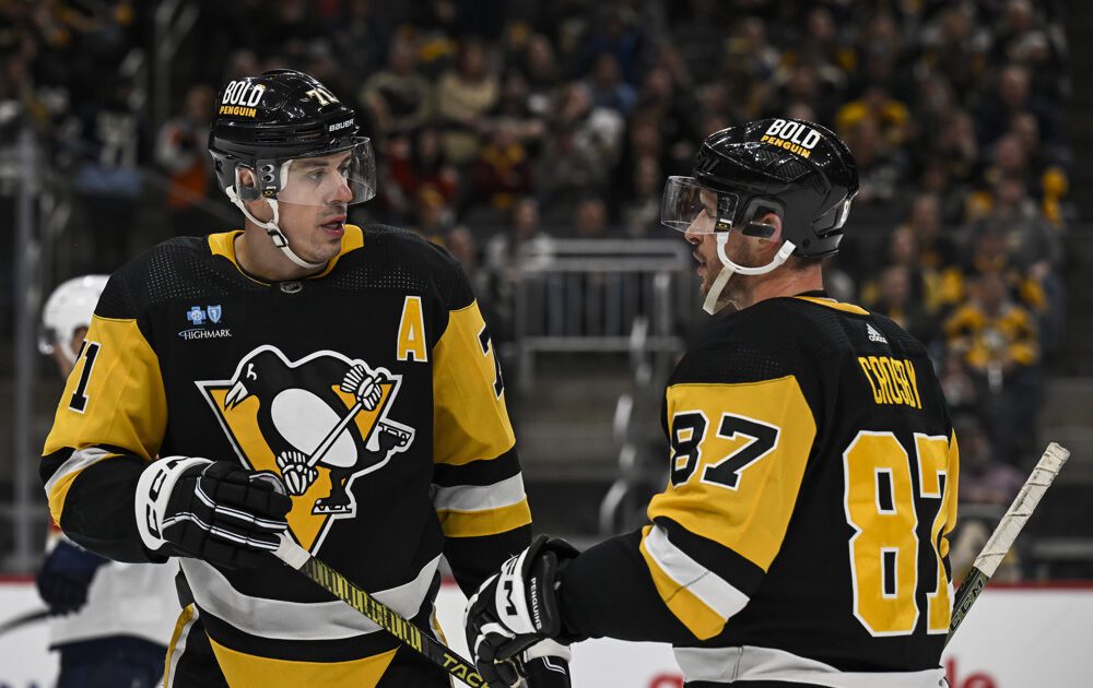 Pittsburgh Penguins Evgeni Malkin, Sidney Crosby