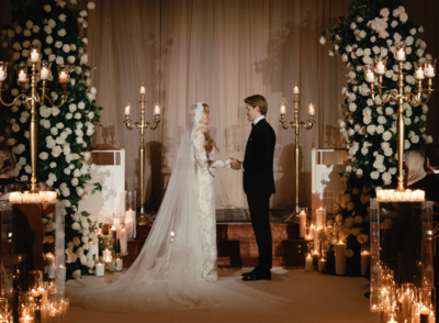 “The most beautiful bride’: Leon Draisaitl’s wife Celeste Desjardins reacts to Warren Foegele and Alexandra Servos’ Toronto wedding