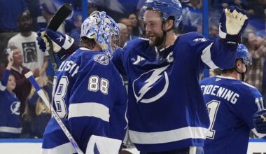 Vasilevskiy stars as the Lightning stop the Jets' 7-game win streak with a 4-1 victory