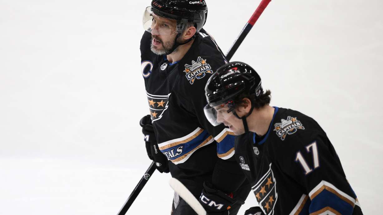 Alex Ovechkin is on track to break Wayne Gretzky's NHL career goals record