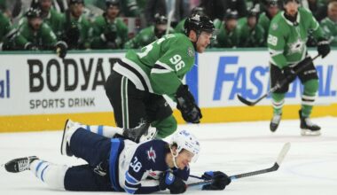Dallas Stars score without Mikko Rantanen getting a point, ending record streak at 13 goals in a row