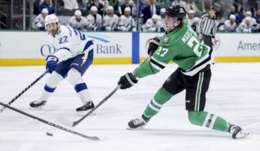 Goncalves scores decisive goal in shootout to give the Lightning a 3-2 win over the Stars