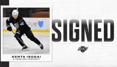 Ontario Reign | Reign Sign Kenta Isogai to 2-Year AHL Contract