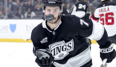 Andre Lee scores his 1st NHL goal, and the Kings blank the slumping Devils 3-0