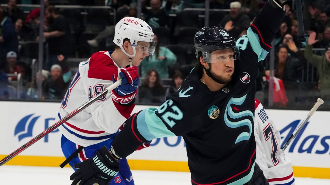 Kraken's Montour nets NHL's fastest OT goal at 4 seconds