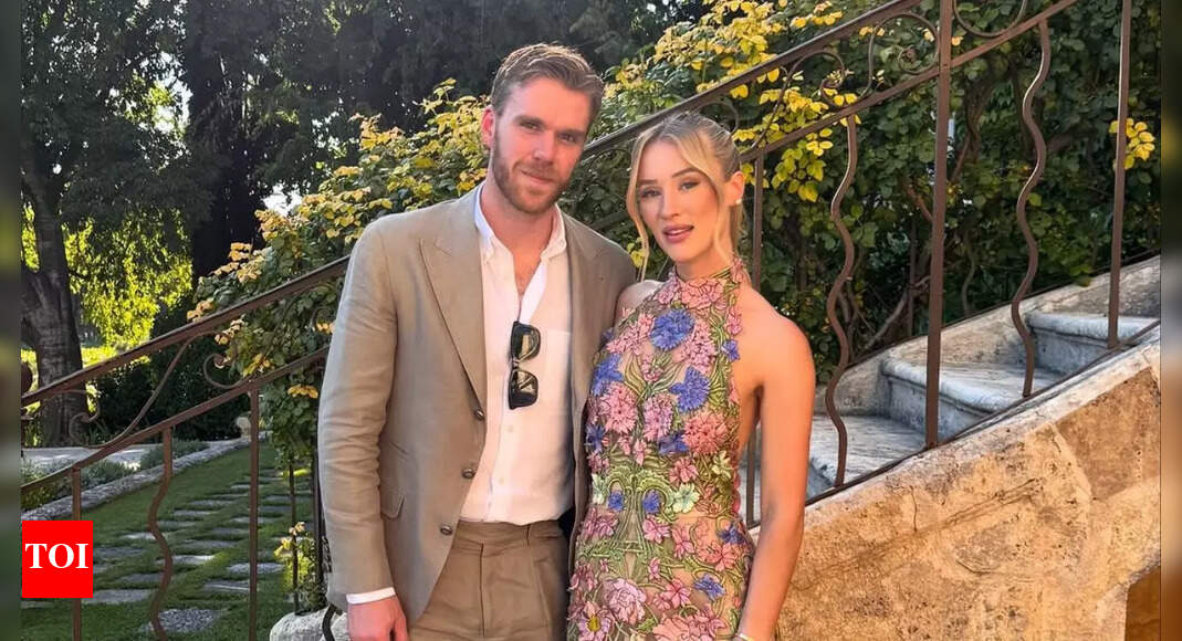 Connor McDavid and Lauren Kyle’s stunning presence steals the show at Leon Draisaitl and Celeste Desjardins’ fairytale wedding | NHL News