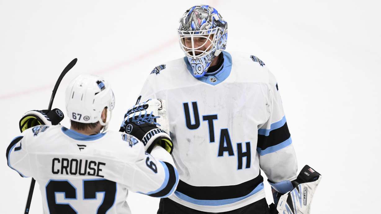 Karel Vejmelka helps Utah shake off rust with 38-save night in win over Red Wings