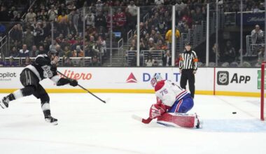 Fiala scores twice, Kings keeps rolling in 6-3 win over Canadiens