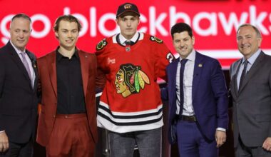Blackhawks defenseman and No. 2 overall pick Artyom Levshunov makes NHL debut against Avalanche