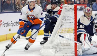 Islanders center Mat Barzal returns to Long Island to get an upper-body injury evaluated