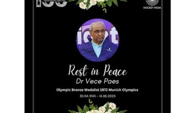 Olympics bronze medalist Indian hockey legend Vece Paes passes away